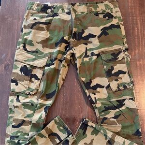 Smoke Rise NY Denim Co. Camouflage Cargo Pants 38x32